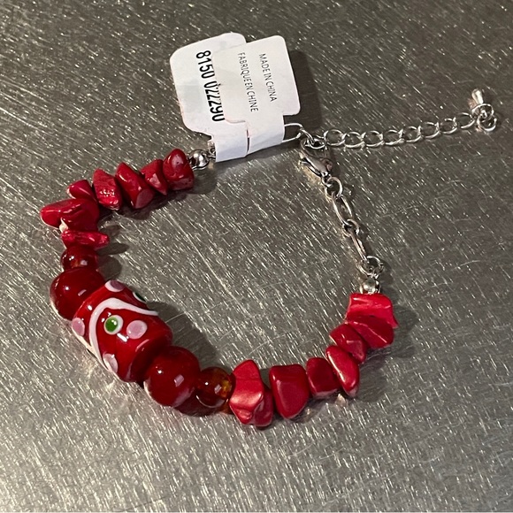 Free People Kokomo Bracelet - Red, NWT - Picture 8 of 12